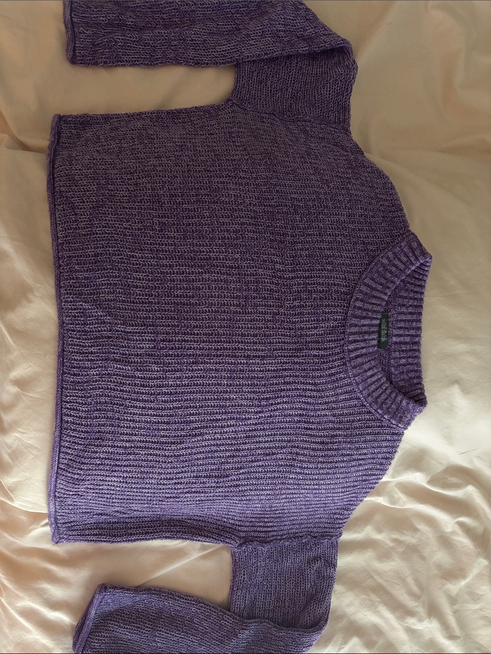 Wild Fable Purple Marled Knit Sweater